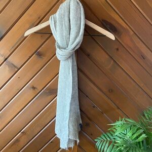 American Eagle Outfitters Soft Gray Knit Scarf